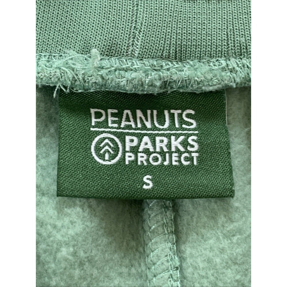 Parks Project x Peanuts Snoopy Green Jogger Sweatpants Sz Small Escape To Nature - Picture 14 of 16